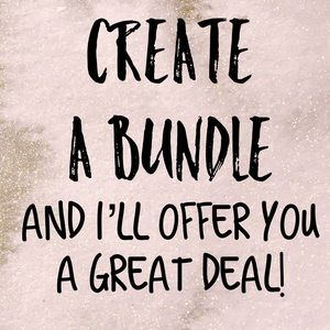 Add items to a bundle & I will send you an offer!